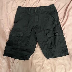 Men's Dark Gray Cargo Shorts
